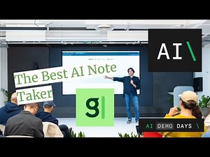 The best AI Notetaker by Chris Pedregal from Granola - AI Demo Days #4