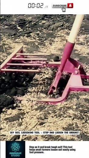 DIY Soil Loosening Tool – Step and Loosen the Ground!