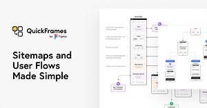 QuickFrames for Figma – Sitemaps and Userflows Made Simple