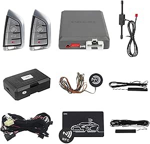 EASYGUARD EC211PP-BM2-NFC-C1 Smart Key PKE Passive keyless Entry Remote Starter NFC Lock Unlock fit for Push to Start BMW 1 Series E81 E82 E87 E88 // 3S M3 E90 E91 E92 E93 // 5S M5 E60 E61
