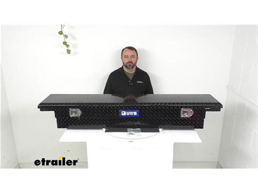 Review of UWS Truck Tool Box - Narrow Crossover Low Profile Slim Line Series Gloss Black - UWS08401