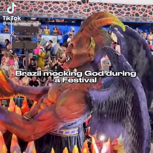 Brazil devil parade makes god strike back with floods #fyp #crazy #wtf #😂 #god #devil