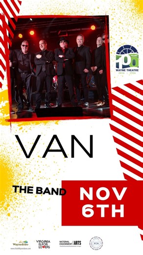 From R&B to Celtic folk, Van Morrison’s music is unmatched. TOMORROW evening, at 7 pm, Van The Band brings it all to life on our stage. Don't miss it! Get tickets at waynetheatre.org or call 540.943.9999. #VanTheBand #VanMorrison #VanMorrisonTribute #VanMorrisonHits #Concert #November6 #LiveMusic #WayneTheatre #WaynesboroVA #DowntownWaynesboro #VisitWaynesboro #LoveVA | Wayne Theatre