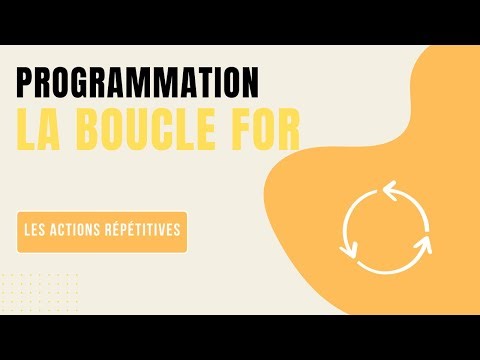 La boucle For: Les boucles en programmation Apprendre la programmation informatique | Débutant