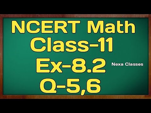 Class 11th Ex-8.2 Q 5,6 (Binomial Theorem ) Maths CBSE NCERT