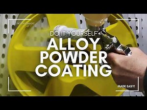 DIY Powder Coating Alloy Wheels – Easy & Professional Results!