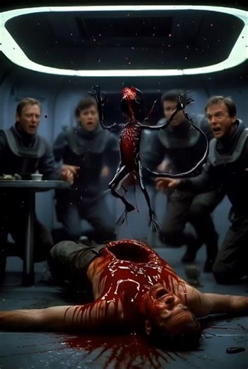 Alien Xenomorph Chestburster (Grok Imagine)