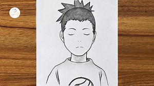5.9K views · 80 reactions | How to draw Shikamaru step by step ||...