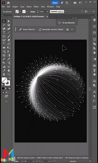 Mesmerizing Abstract Vector Art Illustrator Magic ✨