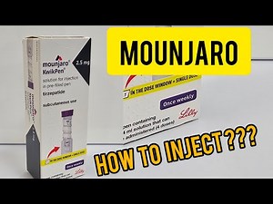 Mounjaro - How to administer the injection explained