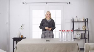 Deconovo Heavy‑Duty Curtain Rod 48‑84 Inch, 3/4 Inch Metal Rod in Black, Adjustable Window Rods with Decorative Finials, Wall‑Mount Hardware Included, Fits Bedroom Living Room Kitchen Nursery Curtains