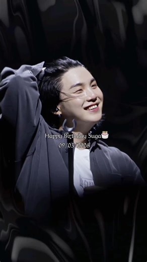 09/03/2026 Happy Birthday Suga😺🌷🎂 ✨ #bts #foryou #fyp #viral #trending @hobipower @BTS