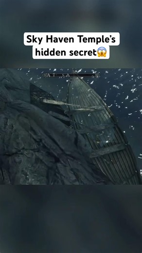Sky Haven Temple’s most hidden secret😱#skyrim #shorts #gaming #ps5