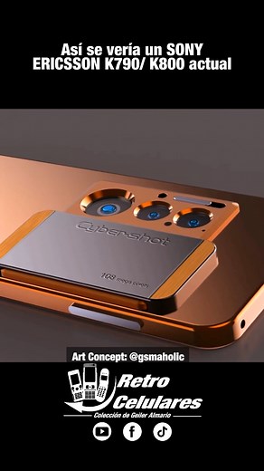 33K views · 1.2K reactions | Así se vería un Sony Ericsson K790 ó K800 Actual #Sony #SonyEricsson #K790 #K800 #cybershot #artconcept #retro #sonyericssonconandroid #celularesraros | Retro Celulares & Más | Facebook