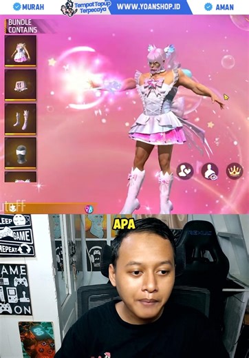 Bundle Aneh Kesukaan Botak #freefire #misteribawahlaut #shorts