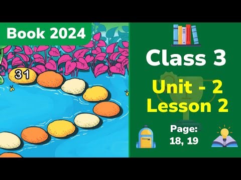 Class 3 English | Unit 2 | Lesson 2 | Numbers 31-50 (Book 2024)