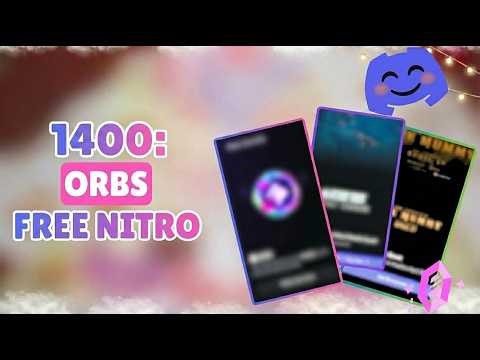 FREE DISCORD NITRO | 1400 DISCORD ORBS! 2026 tutorial