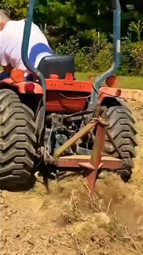 plowing & sowing field | kubota B2150 #farm #tractor