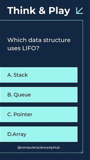computer science MCQ data structure mcq