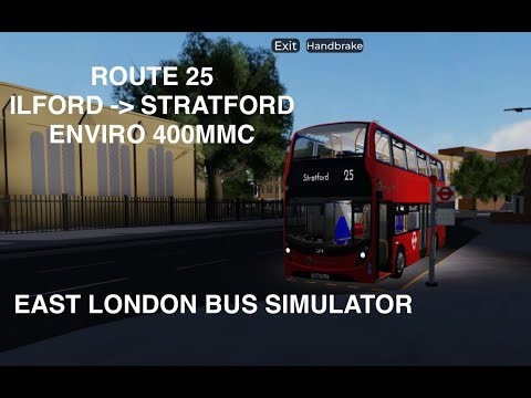 Route 25 [Enviro 400MMC] | Roblox East London bus simulator