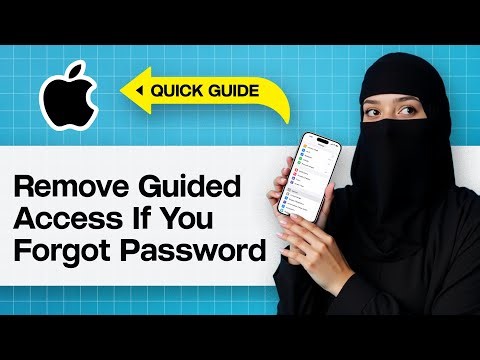 How To Remove Guided Access If You Forgot Password | Disable Guided Access Without Passcode