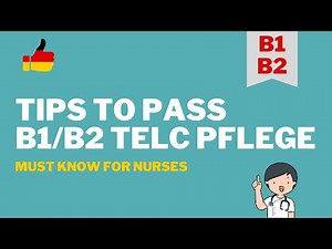 How to pass B1/B2 telc Pflege Prüfung in one take! - Learn German for Nurses