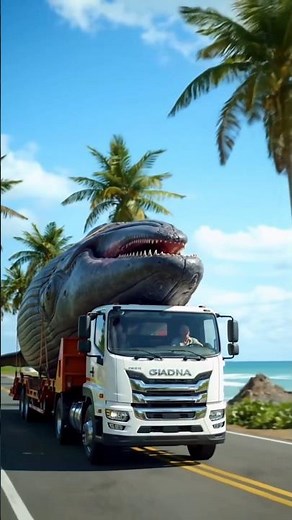 "Exploding Whale On Truck" 😱 #shorts #facts