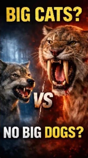 If There Are Big Cats, Why Are There No Big Dogs?#bigcats #wilddogs #wildcats