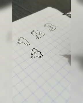 How to draw (Bubble Numbers)..//Easy graffiti style Numbering..//Bubble Number graffiti.