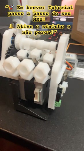 🚀 Em breve você vai aprender a montar seu MMU passo a passo! #MMU #3DPrinting #Impressora3D #MMU