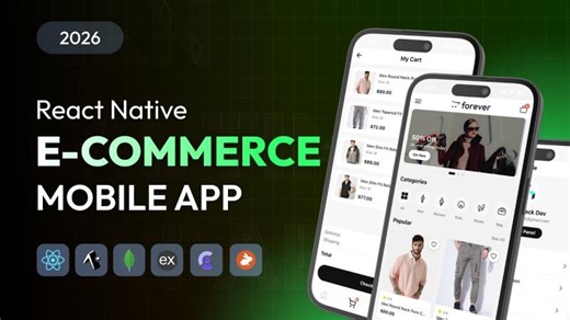 Build E-Commerce App with React Native Expo | Mobile App Development Step by Step Tutorial 2026 | Expo