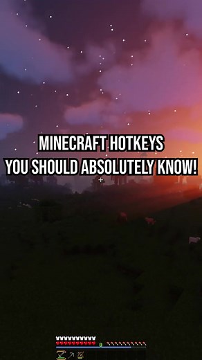 Hotkeys to Improve your Minecraft Skills! | #minecraft #minecrafttutorial #minecraftbedrock #minecraftjava
