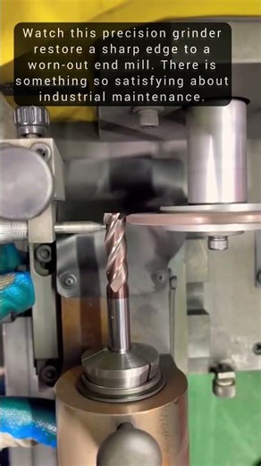 Precision Industrial Machine Sharpening A High Performance End Mill