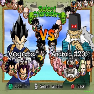 Vegeta vs Android #20 (COM vs COM) - DBZ: Budokai 2 | Videojuegos02