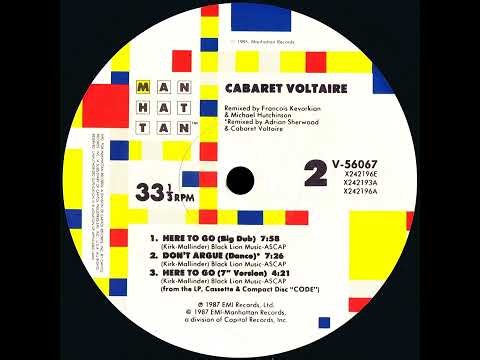 Cabaret Voltaire - Don't Argue (Dance) (1987/US 12 Inch) HD Recording