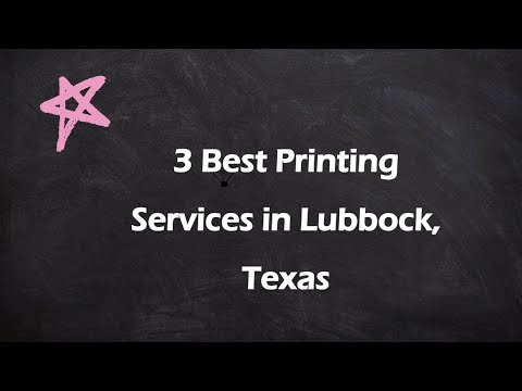 3 Best Printing Services in Lubbock, Texas | Print Shops