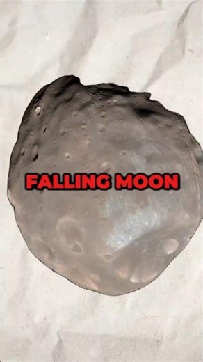 This Moon is Spiraling to Its Death #space #astronomy #shorts