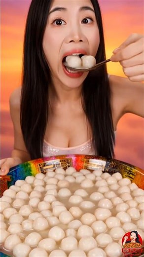 Fish Ball Soup Fast Eating 😋🔥 | ASMR Mukbang #Shorts