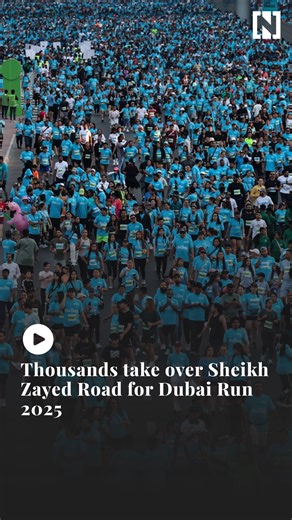 Sheikh Zayed Road turned into a runners’ track at sunrise as thousands joined Dubai Run 2025. The 5km and 10km routes began near the Museum of the Future and took participants past some of the city’s main landmarks. | The National