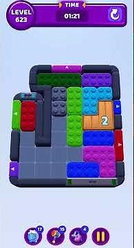 Color Block Jam Level 623 Solution Walkthrough #colorblockjam #gaming #colorblockjamgame #games