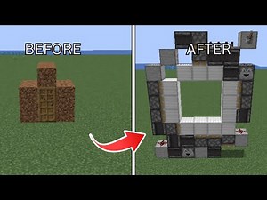 3x3 Minecraft Piston Door | 1.21+ Tutorial (Java/Bedrock)