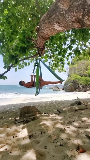 7.1K views · 74 reactions | Peter Pan on the Yoga Trapeze, a great...