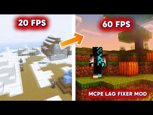 MINECRAFT LAG REDUCE MOD FOR MCPE ALL VERSIONS 🔥 | FPS BOOSTER MOD