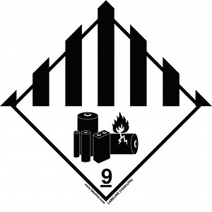 Class 9A Lithium Battery Label - Code V029/LITH