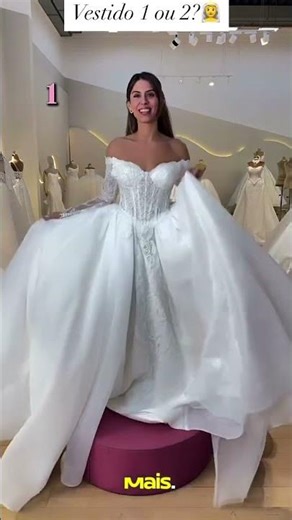 Wait until the end before choosing, you might change your mind 😳👰 #fashion #wedding #bride #perfect
