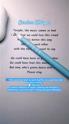 Sing Along & Learn English 🎤 | Careless Whisper (3)(Karaoke)