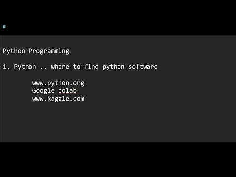 Programming for Artificial Intelligence (Python) Part 1