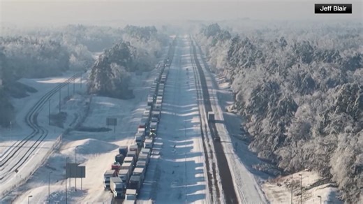 Drivers stranded on I-55 in Mississippi due to ice