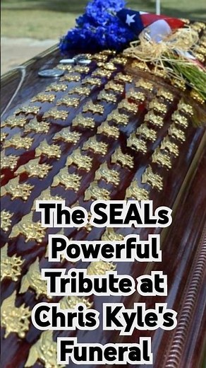 The SEAL's Powerful Tribute at Chris Kyle's Funeral.