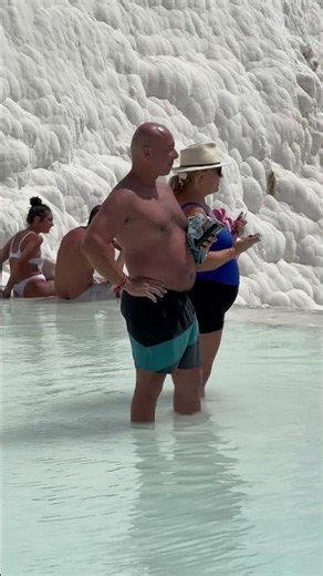 ☀️Pamukkale Turkey Cleopatra Pool Swimming -Fun Day⛱️ #pamukkale #summer